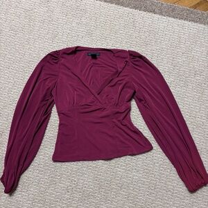 La Femme en Noir Bishop Blouse